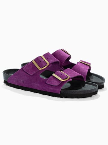 Bluebay Leren slippers "Aristote" paars