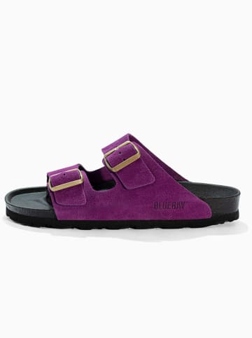 Bluebay Leren slippers "Aristote" paars