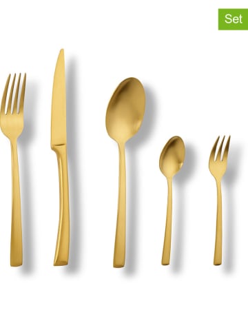 Echtwerk 30tlg. Tafelbesteck-Set "Avelino" in Gold