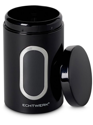Echtwerk 3-delige set: voorraadpotten zwart - 1,4 l