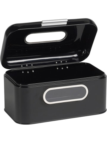 Echtwerk Brotkasten in Schwarz - (B)30 x (H)20 x (T)16,5 cm