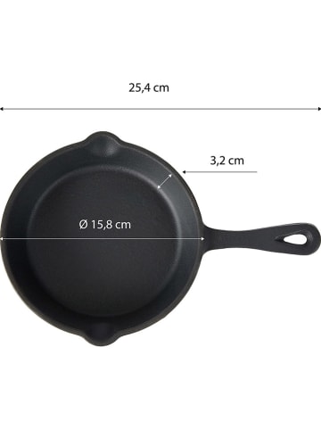 Echtwerk Patelnie (4 szt.) w kolorze czarno-jasnobrązowym do serwowania