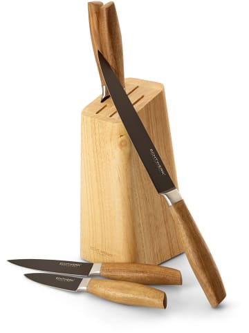 Echtwerk 6-delige keukenmessenset "Classic" bruin