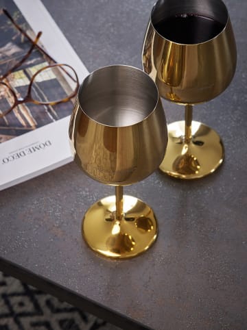 Echtwerk 6er-Set: Weingläser in Gold - 500 ml