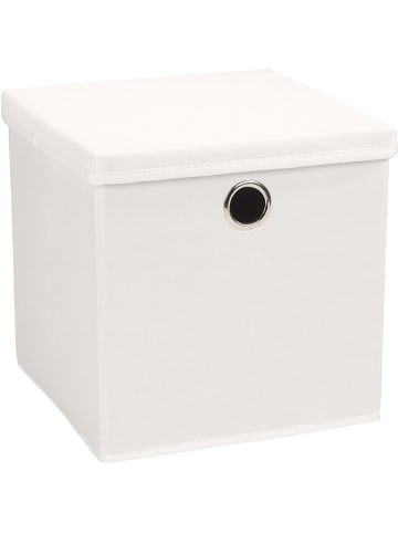 Echtwerk Aufbewahrungsbox in Weiß - (B)30 x (H)30 x (T)30 cm