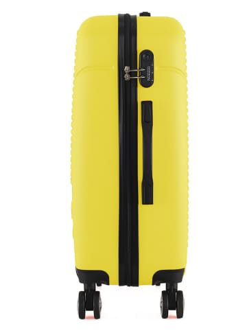 Geographical Norway Walizka "Santiago" w kolorze żółtym - 34 x 53 x 21 cm