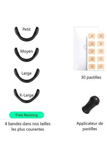 Paloma Beauties Ademhalings- en slaapbanden set zwart