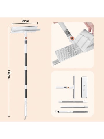Joybos Fensterreiniger in Weiß - (H)136 cm