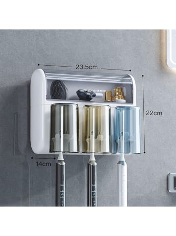 Joybos Badkamerorganizer wit - (B)24,2 x (H)22 x (D)14,2 cm