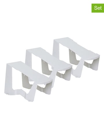 Joybos 3-delige set: voetensteunen "Flip Flap" wit - (B)14 x (H)14,7 x (D)21 cm