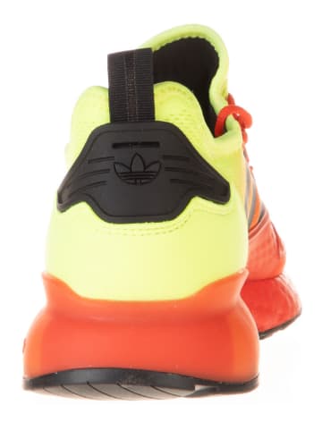 adidas Buty "ZX 2K Boost" w kolorze pomarańczowo-żółtym do biegania