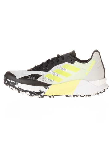 adidas Trailrunningschuhe "Terrex Agravic Ultra" in Weiß/ Gelb/ Schwarz