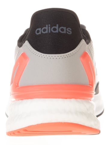 adidas Buty "Nebzed Super Boost" w kolorze szaro-pomarańczowym do biegania