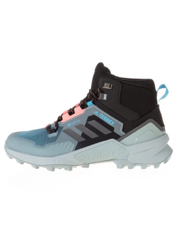 adidas Trekkingboots "Terrex Swift R3 Gore-Tex" in Anthrazit/ Hellblau