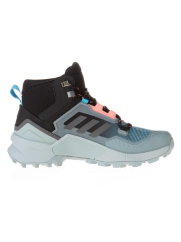 adidas Trekkingboots "Terrex Swift R3 Gore-Tex" in Anthrazit/ Hellblau