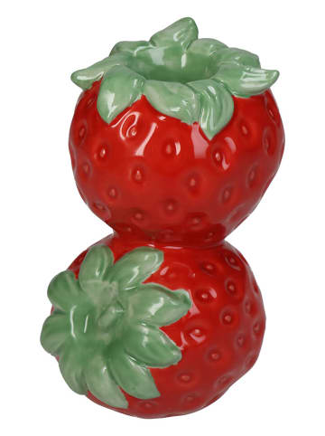 Kersten Kerzenhalter ''Strawberry'' in Rot - (B)8 x (H)12 x (T)7 cm
