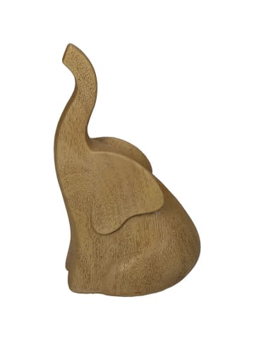 Kersten Dekofigur ''Elephant'' in Hellbraun - (B)11 x (H)8 x (T)18 cm