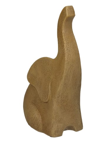Kersten Dekofigur ''Elephant'' in Hellbraun - (B)11 x (H)8 x (T)18 cm