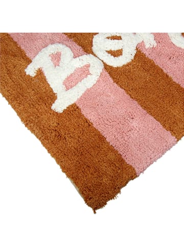 Kersten Badematte in Orange/ Rosa - (L)50 x (B)80 cm