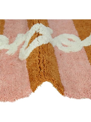 Kersten Badematte in Orange/ Rosa - (L)50 x (B)80 cm