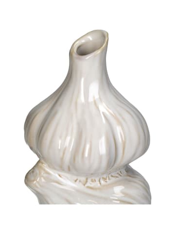Kersten Vase ''Garlic'' in Weiß - (B)9,5 x (H)23,1 x (T)9,2 cm