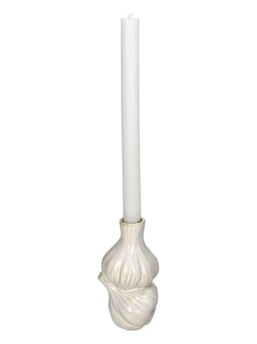 Kersten Kerzenhalter ''Garlic'' in Weiß - (B)8,3 x (H)14,7 x (T)7,9 cm