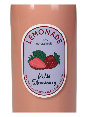 Kersten Wazon "Lemonade" w kolorze brzoskwiniowym - wys. 24 x Ø 6,5 cm
