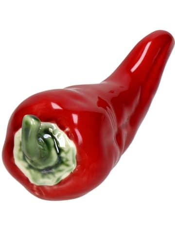 Kersten Figurka dekoracyjna "Red Chili" w kolorze czerwonym - 15,4 x 5,5 x 5,1 cm
