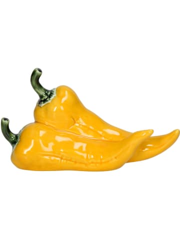Kersten Dekofigur ''Bell Pepper'' in Gelb - (B)16,5 x (H)9 x (T)7 cm