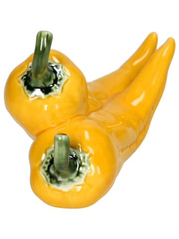 Kersten Dekofigur ''Bell Pepper'' in Gelb - (B)16,5 x (H)9 x (T)7 cm