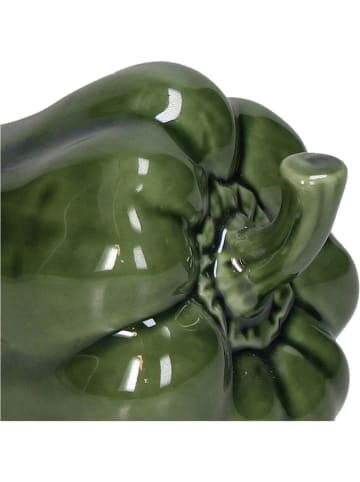 Kersten Dekofigur ''Bell Pepper'' in Grün - (B)11,6 x (H)8,5 x (T)8,3 cm