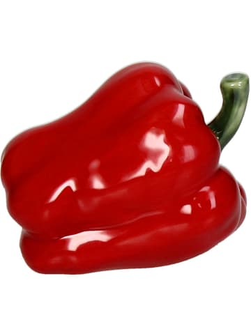 Kersten Dekofigur ''Bell Pepper'' in Rot - (B)11,6 x (H)8,5 x (T)8,3 cm