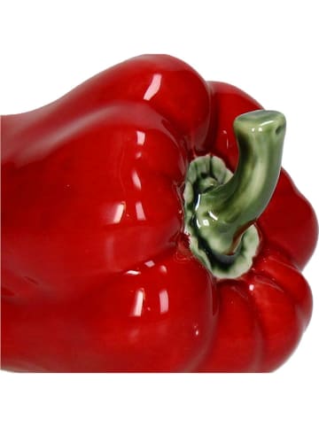 Kersten Dekofigur ''Bell Pepper'' in Rot - (B)11,6 x (H)8,5 x (T)8,3 cm
