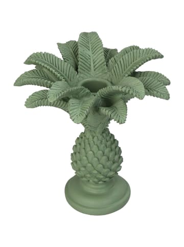 Kersten Kerzenhalter ''Palm Tree'' in Grün - (H)14 x Ø 13 cm