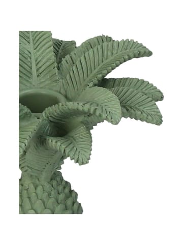 Kersten Kerzenhalter ''Palm Tree'' in Grün - (H)14 x Ø 13 cm