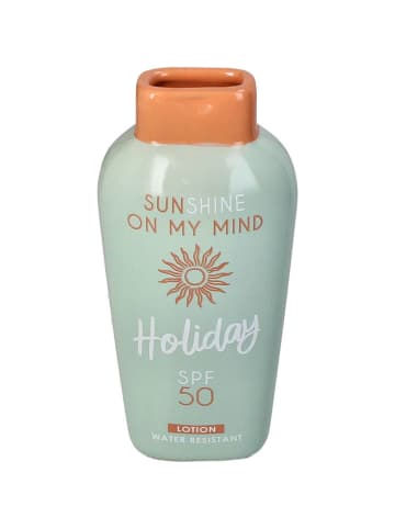 Kersten Vase ''Sunscreen'' in Grau - (B)8,8 x (H)19 x (T)5,6 cm