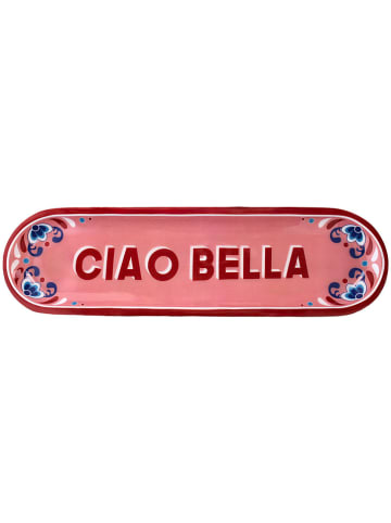 Kersten Servierteller ''Ciao Bella'' in Rosa/ Rot - (L)12 x (B)42 cm