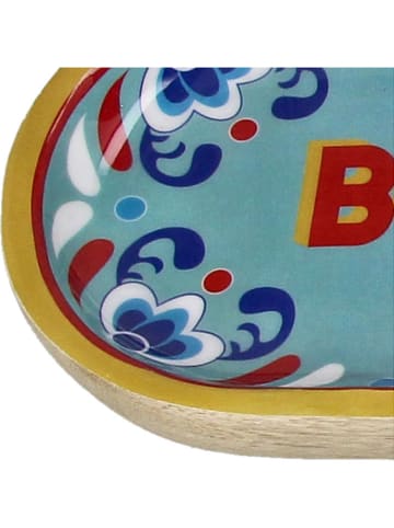 Kersten Talerz "Buon Appetito" w kolorze błękitno-czerwonym do serwowania - 15 x 45 cm