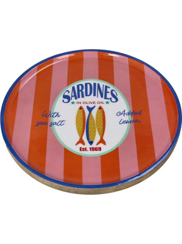 Kersten Platzteller ''Sardines'' in Rosa/ Orange - Ø 30 cm