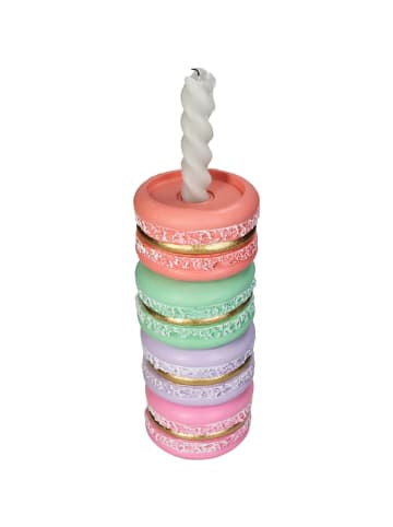 Kersten Kerzenhalter ''Macaron'' in Bunt - (H)25 x Ø 10 cm