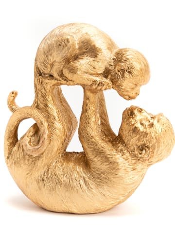 Amadeus Decofiguur "Maman & Bebe" goudkleurig - (H)17 cm