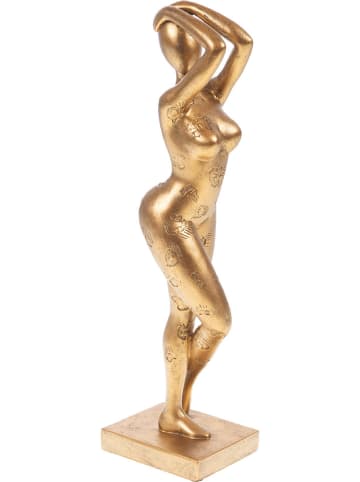Amadeus Figurka dekoracyjna "Namib" w kolorze złotym - wys. 40 cm