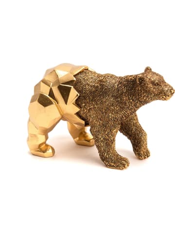 Amadeus Dekofigur "Bear" in Gold- (H)11 cm