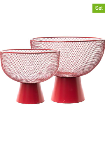 Amadeus 2er-Set: Körbe in Rot - (H)20 x Ø 24 cm 