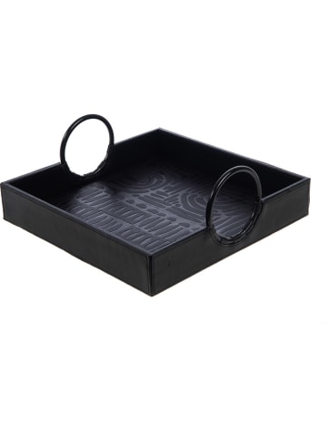 Amadeus Serviertablett "Namib" in Schwarz - (L)35 x (B)34,5 cm