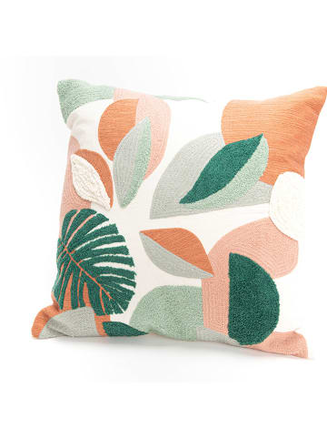 Amadeus Kissen "Natureva" in Grün/ Orange - (L)45 x (B)45 cm