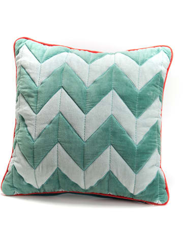 Amadeus Kissen "Zig Zag" in Mint - (L)45 x (B)45 cm