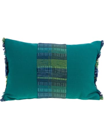 Amadeus Kussen "Lana" turquoise/groen - (L)60 x (B)40 cm