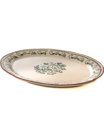 Amadeus Serveerbord "Clara" crème/zwart - (L)40 x (B)30 cm