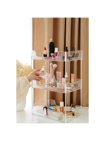 Coin de Pierre Make-Up-Organizer in Transparent - (B)33 x (H)48 x (T)22,5 cm